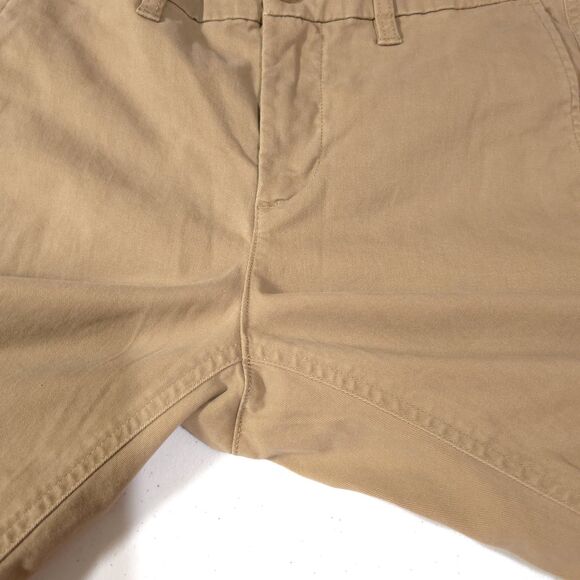 JCrew HighRise Khaki Pants Slacks 32x28 Sz4 Girlfriend Chino Stretch Comfort Tan - Picture 13 of 15